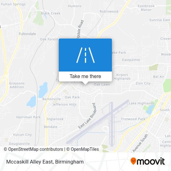 Mccaskill Alley East map