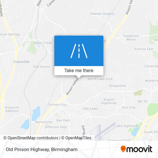 Old Pinson Highway map