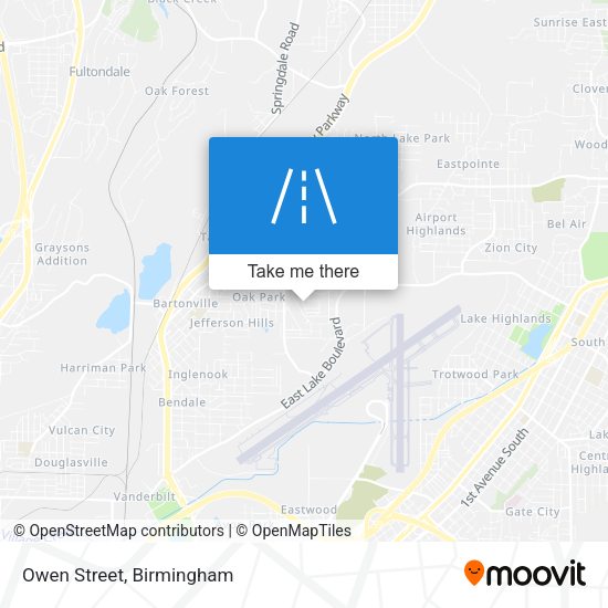 Mapa de Owen Street