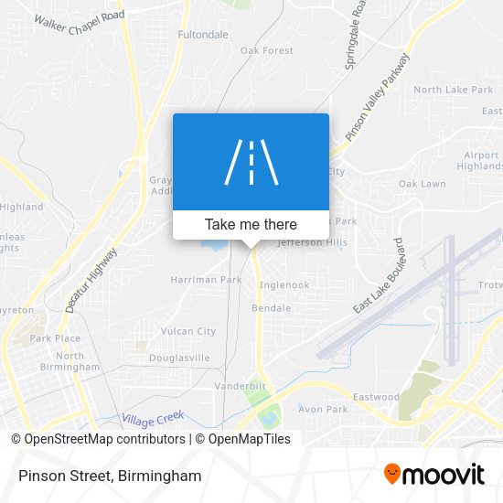 Mapa de Pinson Street