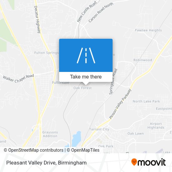 Pleasant Valley Drive map