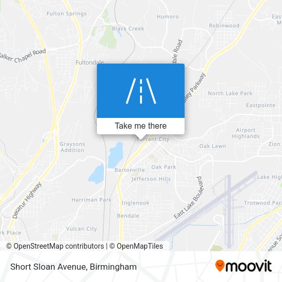 Short Sloan Avenue map