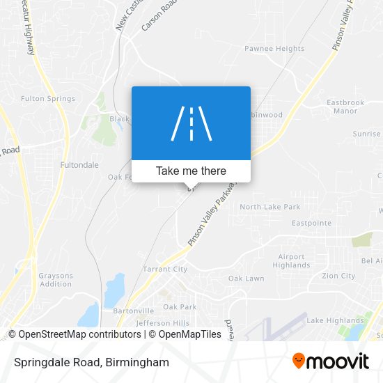 Springdale Road map