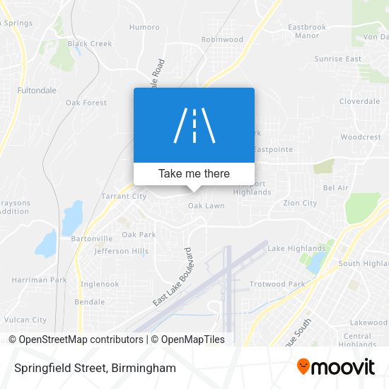 Springfield Street map