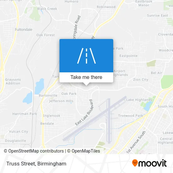 Truss Street map