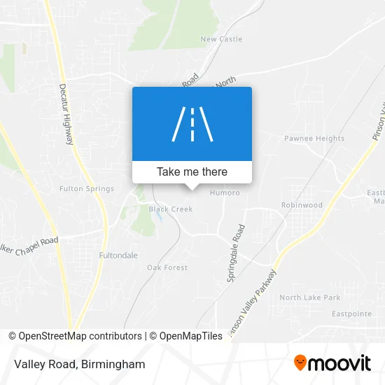 Valley Road map
