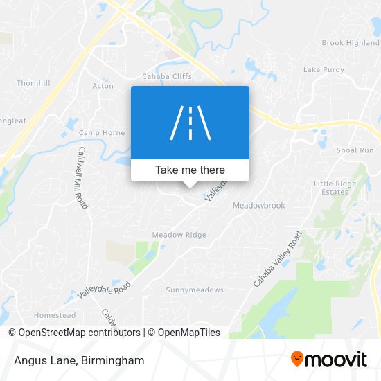 Mapa de Angus Lane
