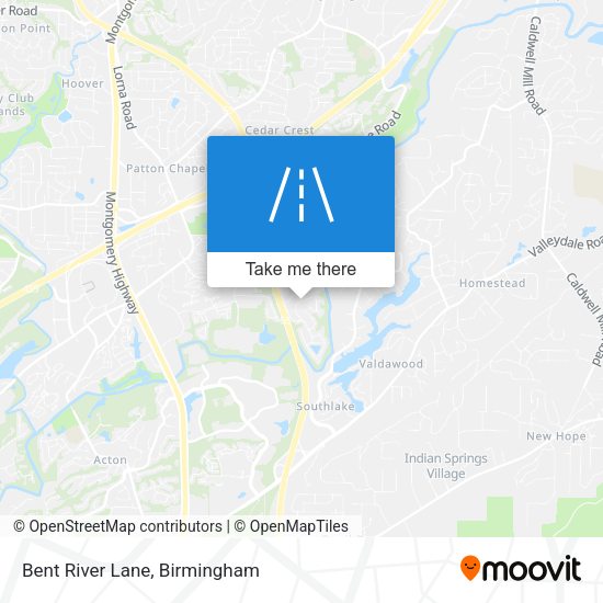 Mapa de Bent River Lane