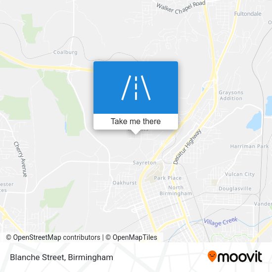 Mapa de Blanche Street