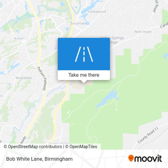 Mapa de Bob White Lane