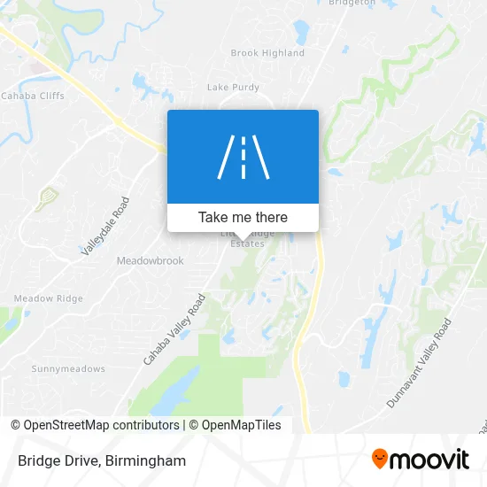 Bridge Drive map