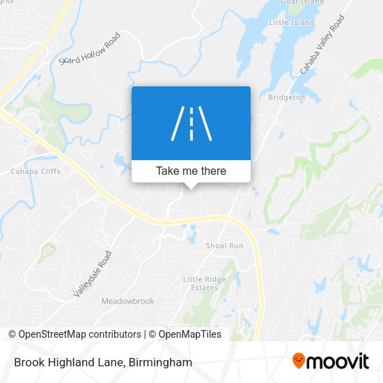 Mapa de Brook Highland Lane