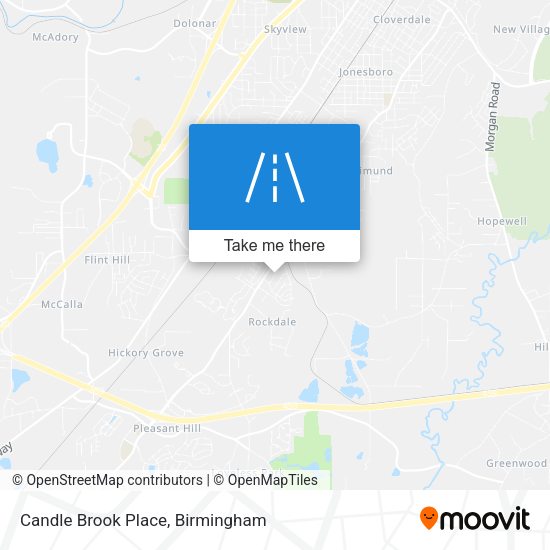 Mapa de Candle Brook Place