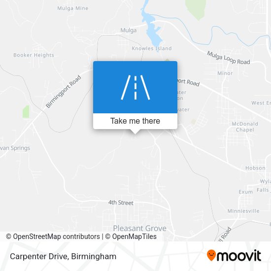 Mapa de Carpenter Drive