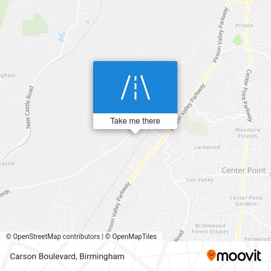 Carson Boulevard map
