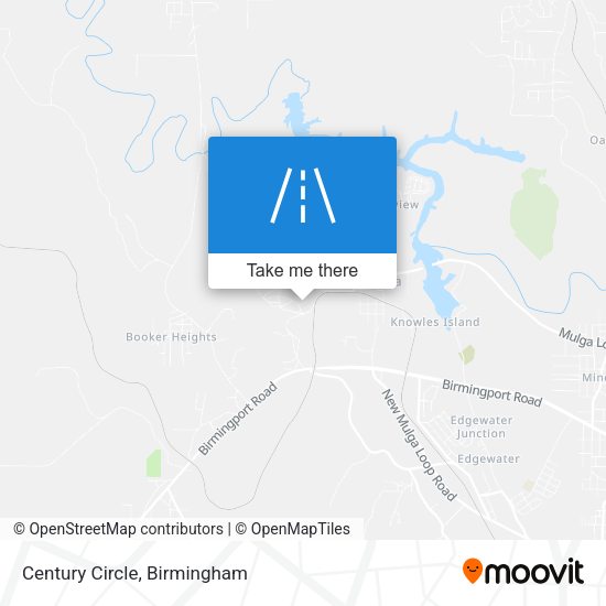 Mapa de Century Circle