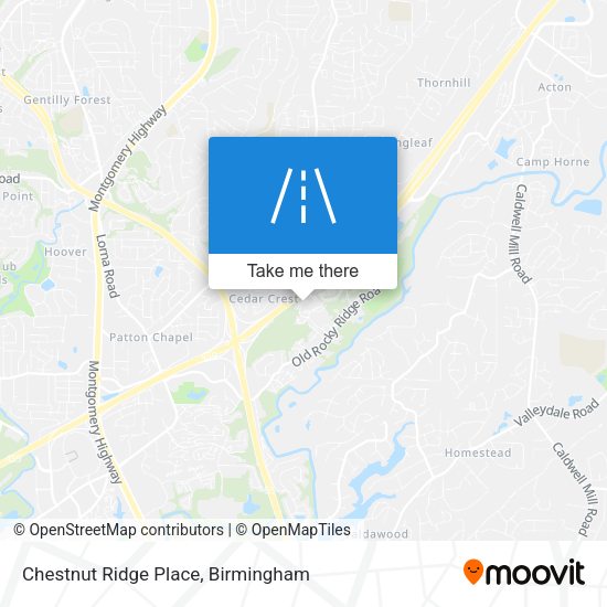 Mapa de Chestnut Ridge Place