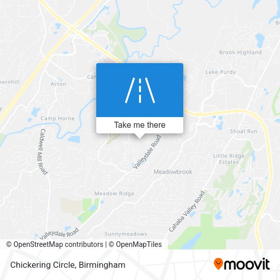 Mapa de Chickering Circle