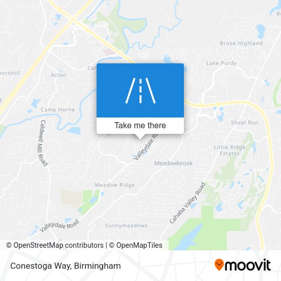 Mapa de Conestoga Way