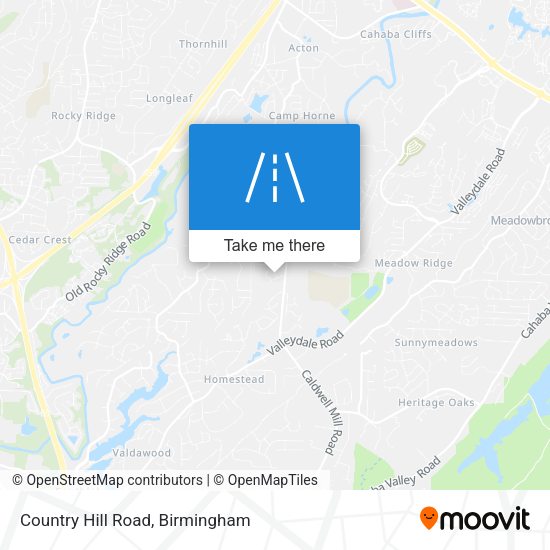 Mapa de Country Hill Road