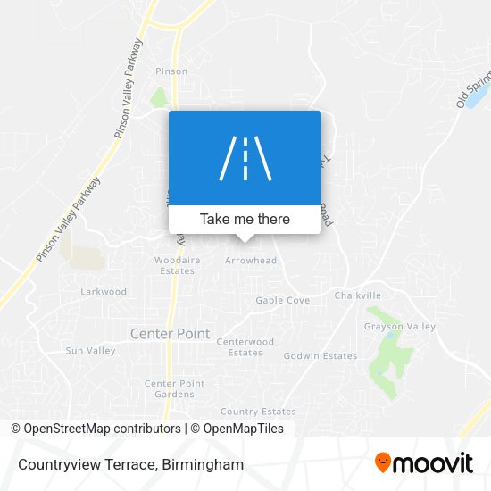 Mapa de Countryview Terrace