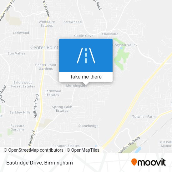 Eastridge Drive map
