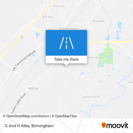G And H Alley map
