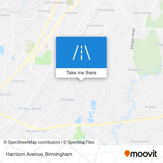 Harrison Avenue map