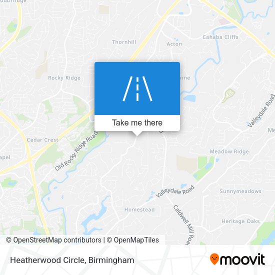 Mapa de Heatherwood Circle