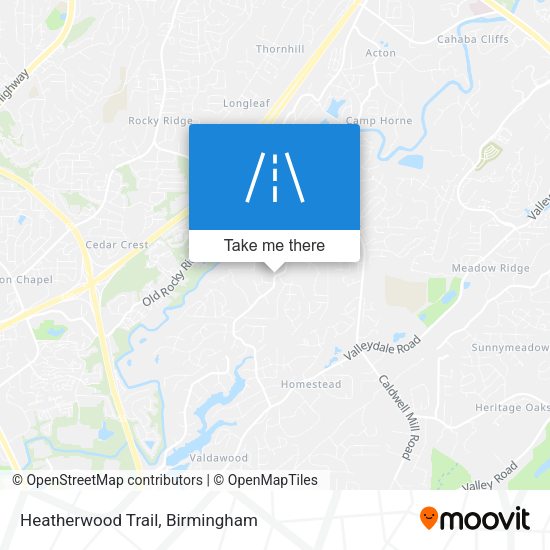 Mapa de Heatherwood Trail