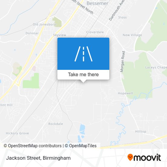 Mapa de Jackson Street