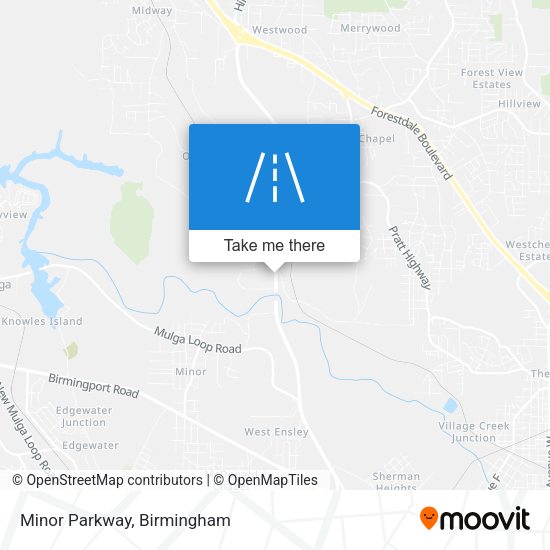 Mapa de Minor Parkway