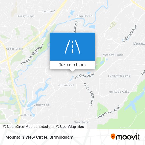 Mapa de Mountain View Circle