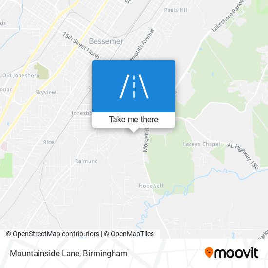 Mapa de Mountainside Lane