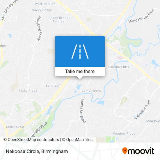 Mapa de Nekoosa Circle