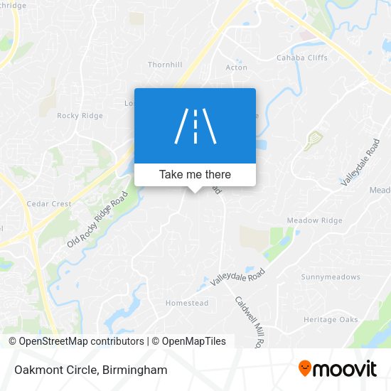 Mapa de Oakmont Circle