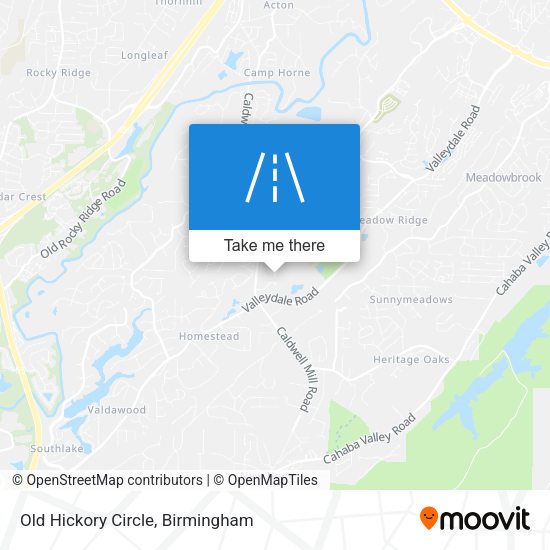Old Hickory Circle map