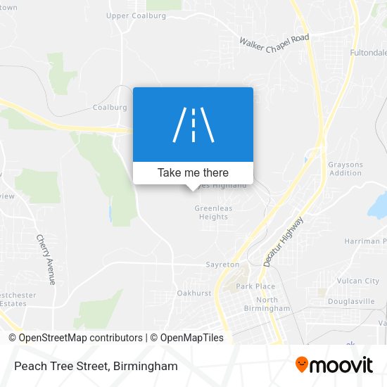 Peach Tree Street map