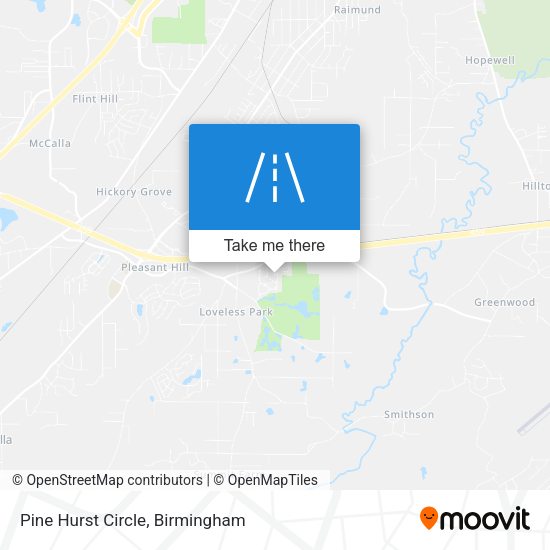 Pine Hurst Circle map