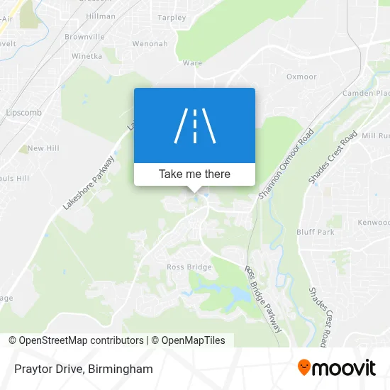 Praytor Drive map