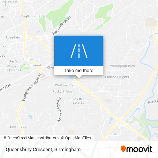 Queensbury Crescent map