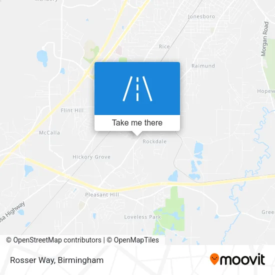 Rosser Way map