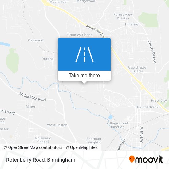 Mapa de Rotenberry Road