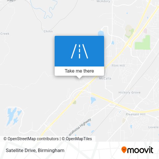 Satellite Drive map