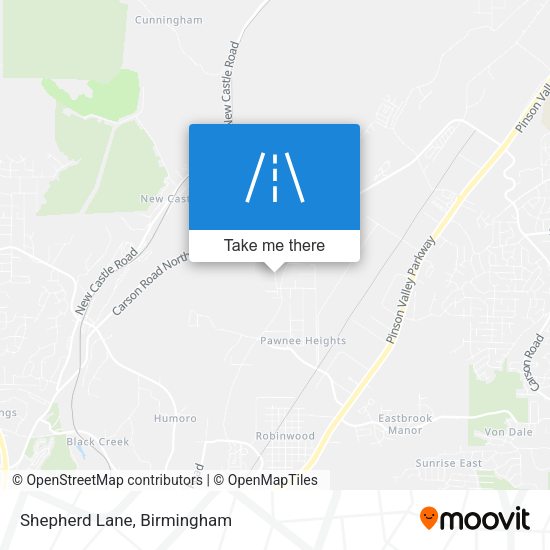 Mapa de Shepherd Lane