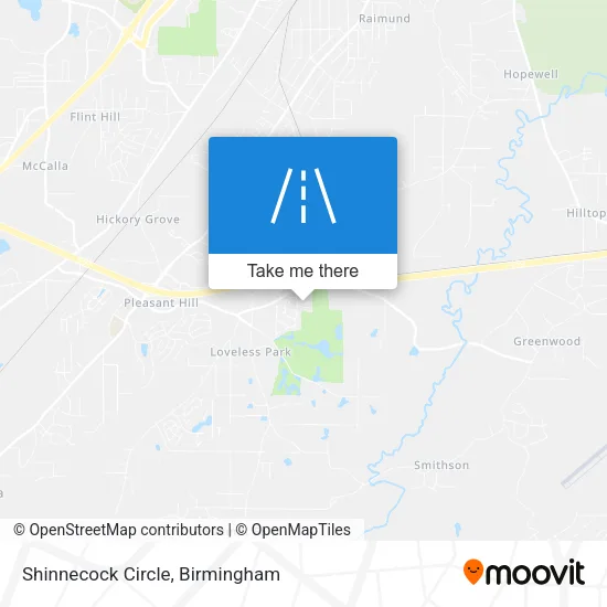Shinnecock Circle map