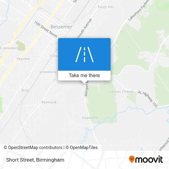 Short Street map