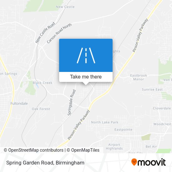 Mapa de Spring Garden Road