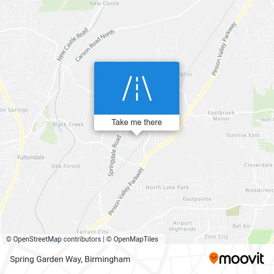 Spring Garden Way map