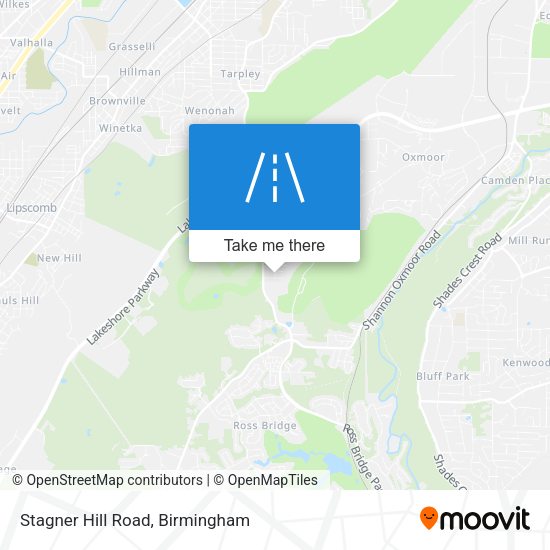Stagner Hill Road map